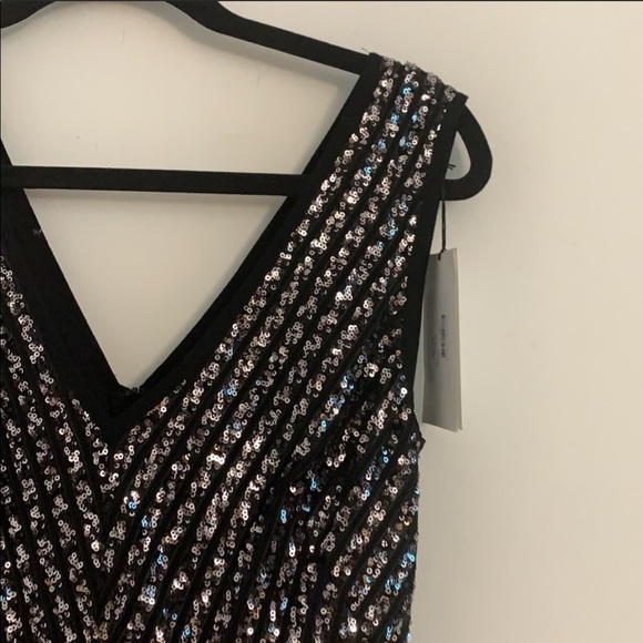 NWT Sandro sequin A line dress - Picture 6 of 9